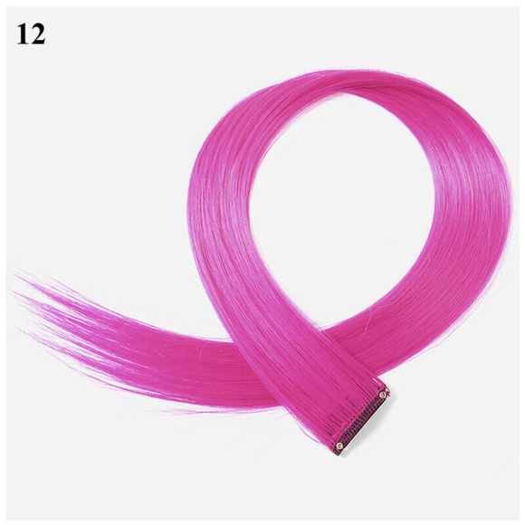 Angry Kitty Other - 5 Pack Pink Hair Extensions